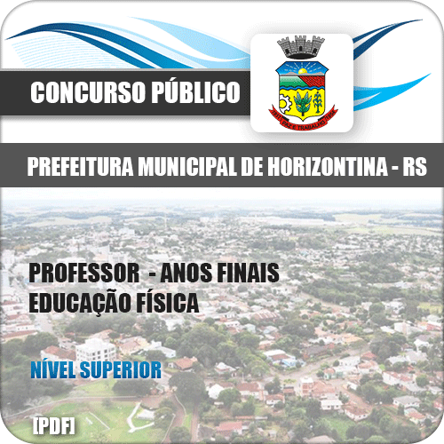 Apostila Horizontina RS 2020 Professor Educação Física