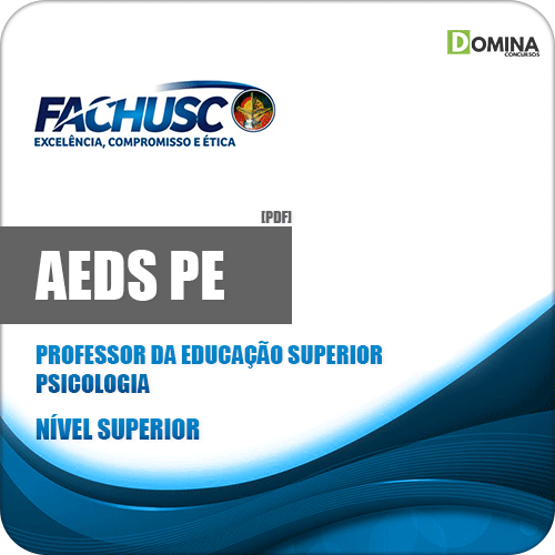 Apostila AEDS PE 2020 Professor Superior Psicologia