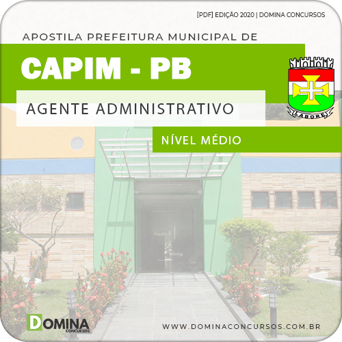 Apostila Concurso Pref de Capim PB 2020 Agente Administrativo