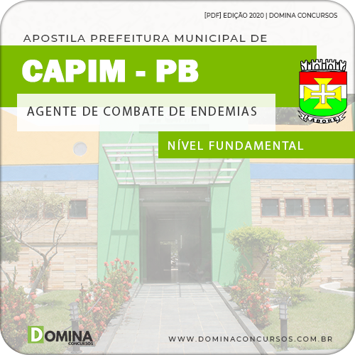 Apostila Pref Capim PB 2020 Agente de Combate Endemias