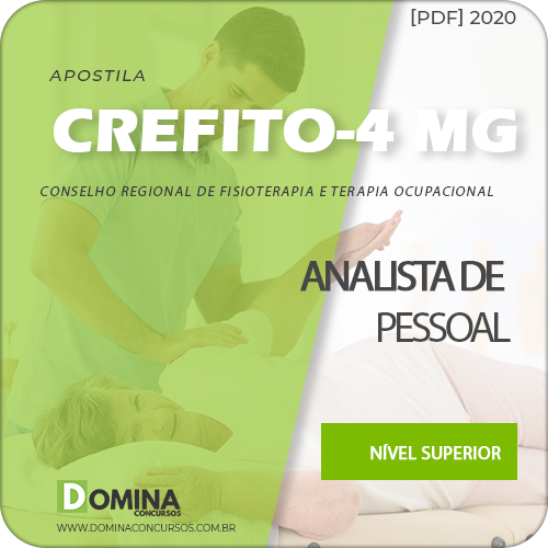 Apostila CREFITO 4 MG 2020 Analista de Pessoal Quadrix