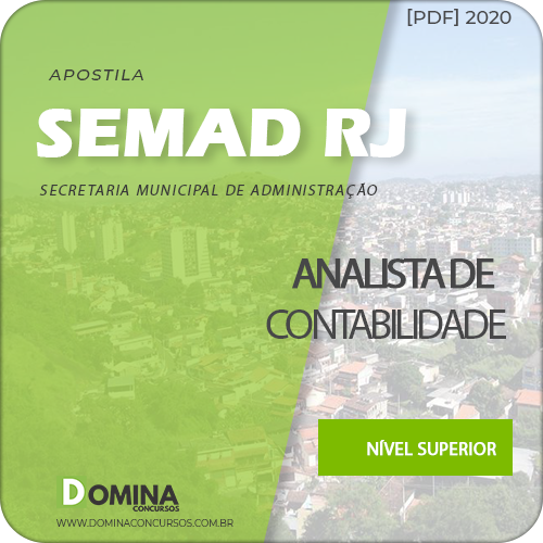 Apostila Pref São Gonçalo RJ 2020 Analista Contabilidade