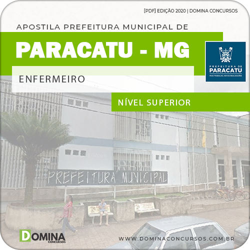 Apostila Concurso Pref Paracatu MG 2020 Enfermeiro