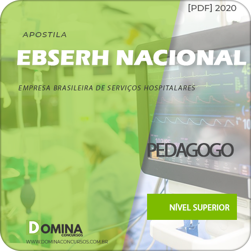 Apostila Concurso EBSERH Nacional 2020 Pedagogo AOCP