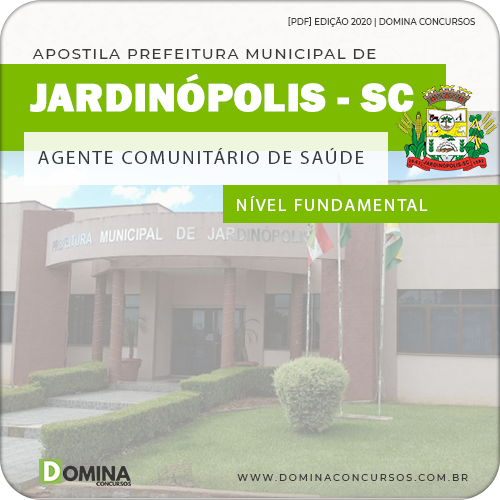 Apostila Pref Jardinópolis SC 2020 Agente Comunitário de Saúde