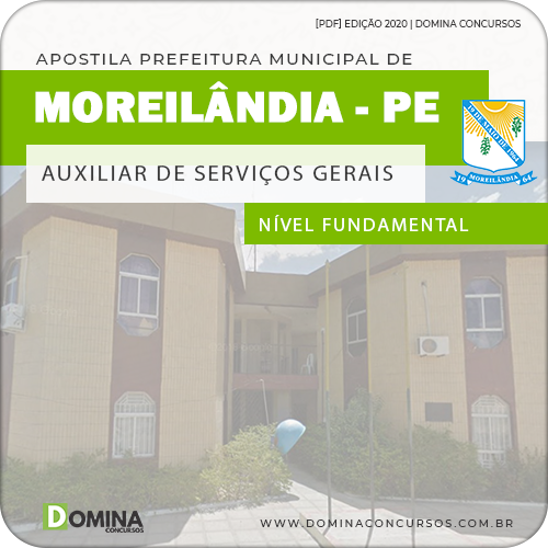 Apostila Pref Moreilândia PE 2020 Auxiliar Serviços Gerais