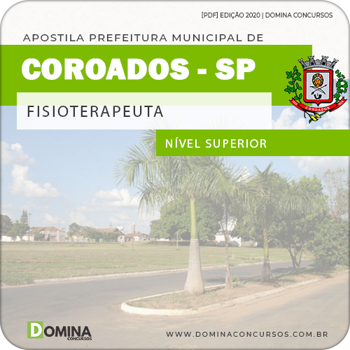 Apostila Concurso Pref Coroado SP 2020 Fisioterapeuta
