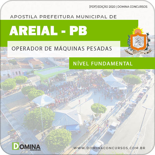 Apostila Pref Areial PB 2020 Operador de Máquinas Pesadas