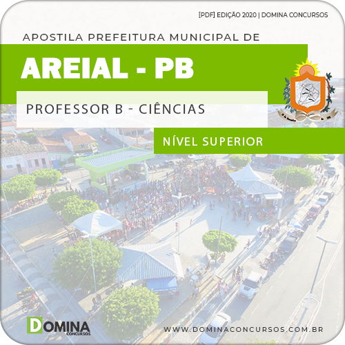 Apostila Concurso Pref Areial PB 2020 Professor B Ciências