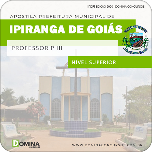 Apostila Pref Ipiranga Goiás GO 2020 Professor P III