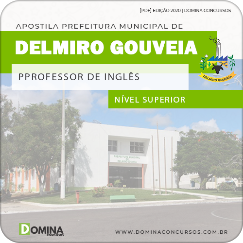 Apostila Pref Delmiro Gouveia AL 2020 Professor de Inglês