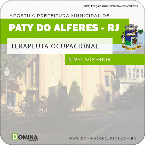 Apostila Pref Paty do Alferes RJ 2020 Terapeuta Ocupacional