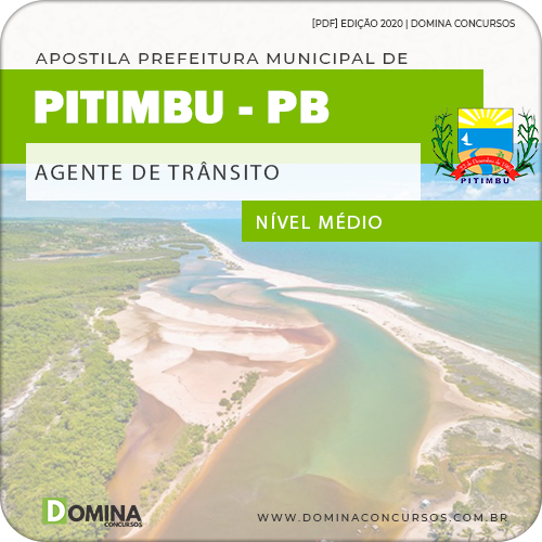 Apostila Concurso Pref Pitimbu PB 2020 Agente de Trânsito