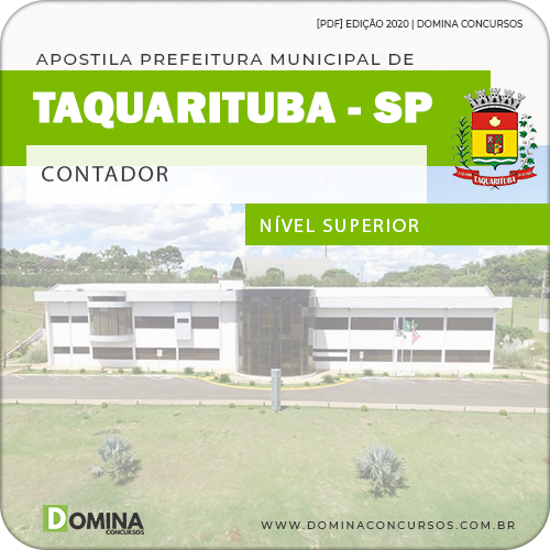 Apostila Concurso Pref Taquarituba SP 2020 Contador