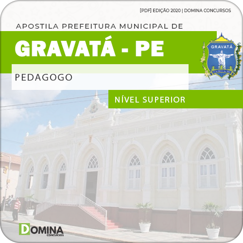 Apostila Concurso Pref Gravatá PE 2020 Pedagogo