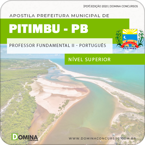 Apostila Concurso Pref Pitimbu PB 2020 Professor II Português