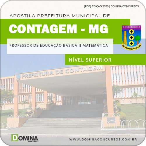 Apostila FUNEC Contagem MG 2020 Professor de Matemática