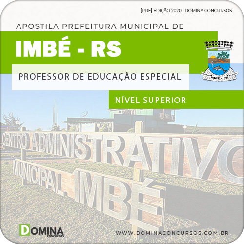 Apostila Pref Imbé RS 2020 Professor de Educação Especial