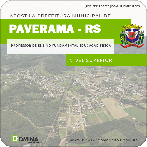 Apostila Pref Paverama RS 2020 Professor Educação Física