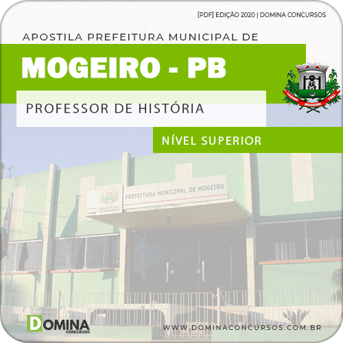 Apostila Concurso Pref Mogeiro PB 2020 Professor de História