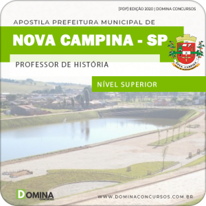 Apostila Pref Nova Campina SP 2020 Professor de História