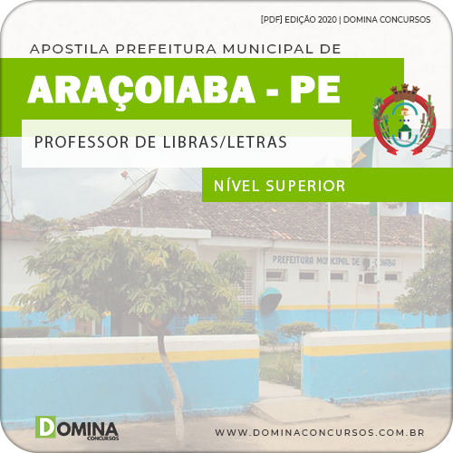 Apostila Concurso Pref Araçoiaba PE 2020 Professor Libras