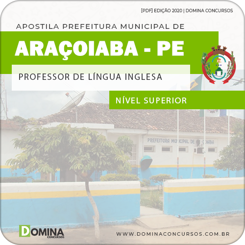 Apostila Pref Araçoiaba PE 2020 Professor de Língua Inglesa