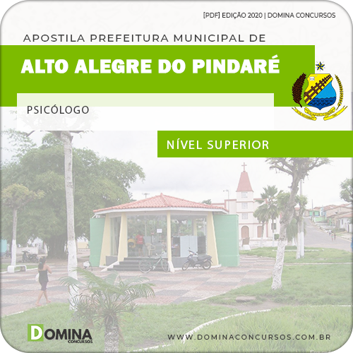 Apostila Pref Alto Alegre Pindaré MA 2020 Psicólogo