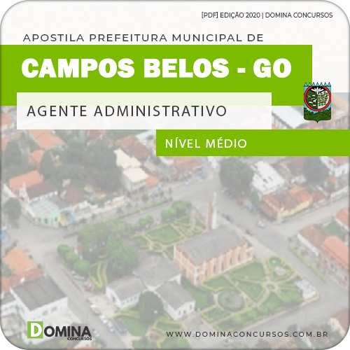 Apostila Pref Campos Belos 2020 Agente Administrativo