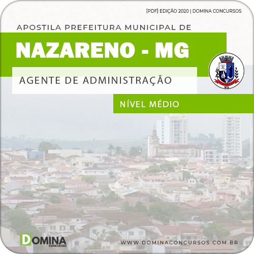 Apostila Nazareno MG 2020 Agente de Administração