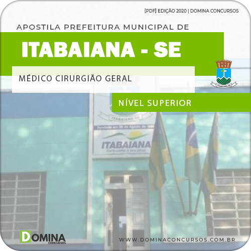 Apostila Concurso Pref Itabaiana SE 2020 Médico Cirurgião Geral