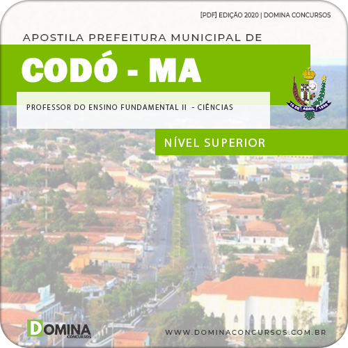 Apostila Pref Codó MA 2020 Professor Fundamental II Ciências