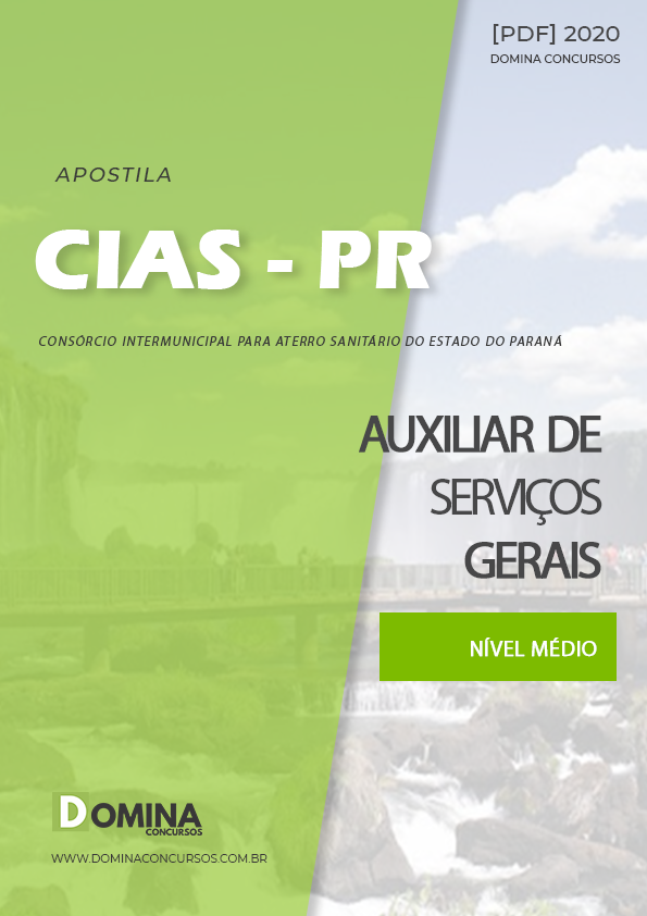 Apostila Concurso CIAS PR 2020 Auxiliar Serviços Gerais