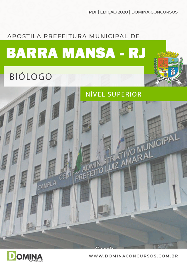 Apostila Concurso Prefeitura Barra Mansa RJ 2020 Biólogo