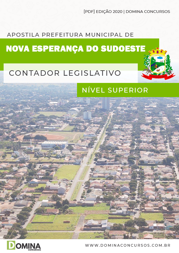 Apostila Nova Esperança Sudoeste PR 2020 Contador