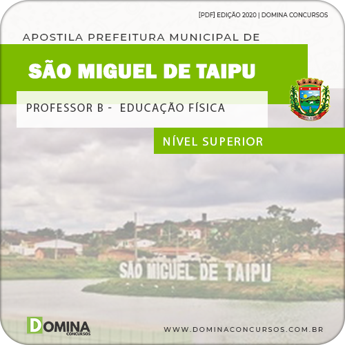 Apostila São Miguel de Taipu PB 2020 Prof Educação Física