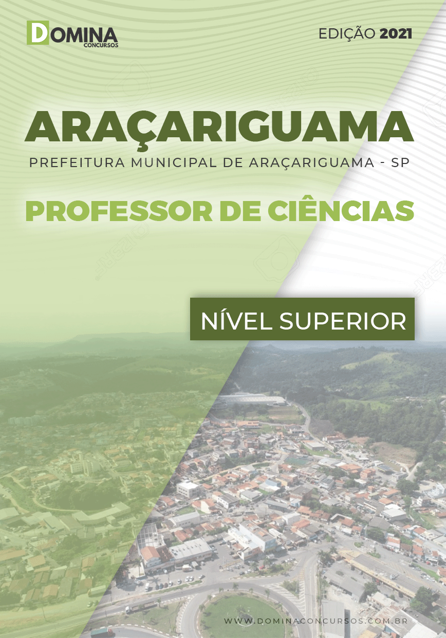 Apostila Pref Araçariguama SP 2021 Professor de Ciências