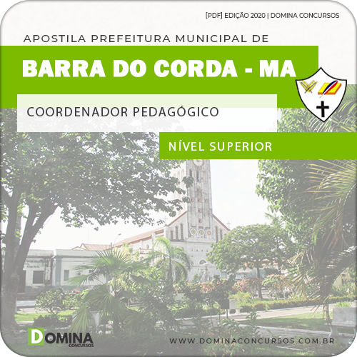 Apostila Pref Barra do Corda MA 2020 Coordenador Pedagógico