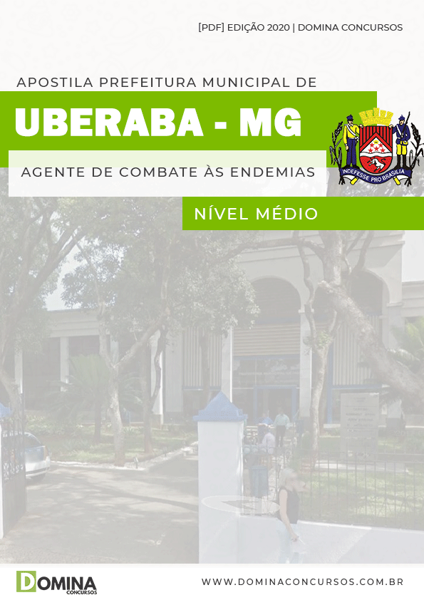 Apostila Pref Uberaba MG 2020 Agente de Combate Endemias