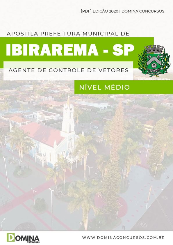 Apostila Pref Ibirarema SP 2020 Agente Controle Vetores