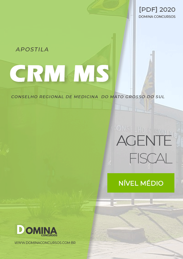 Apostila Concurso Público CRM MS 2020 Agente Fiscal