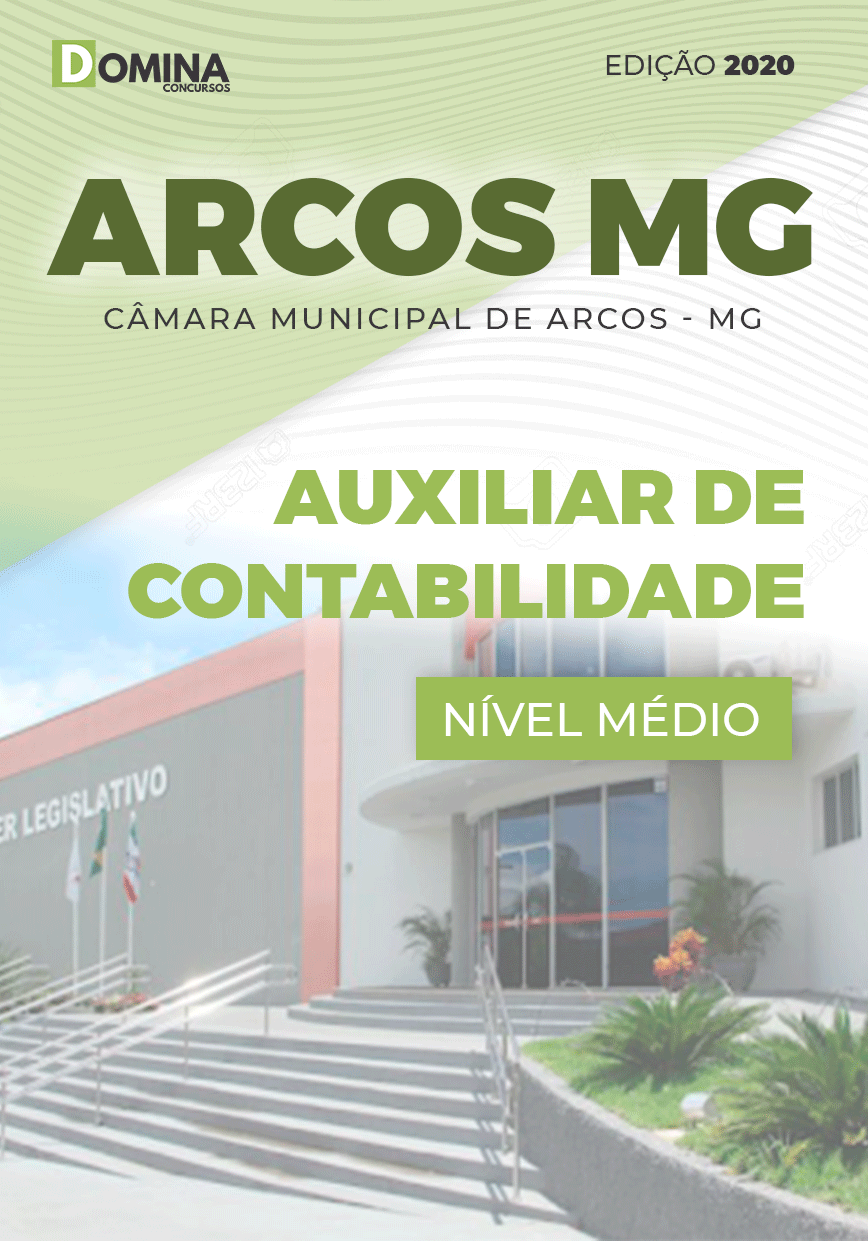 Apostila Câmara Arcos MG 2020 Auxiliar Contabilidade