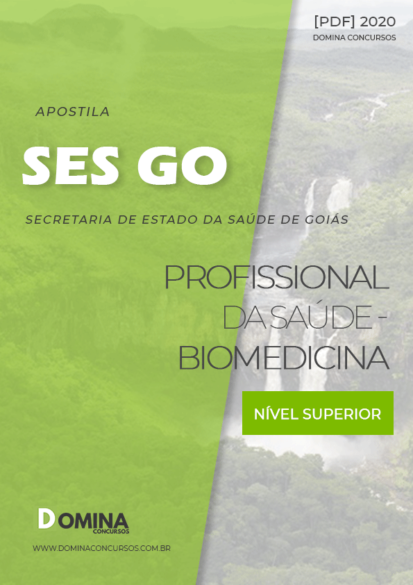 Apostila Processo Seletivo SES GO 2020 Biomedicina