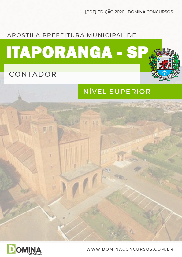 Apostila Concurso Pref Itaporanga SP 2020 Contador