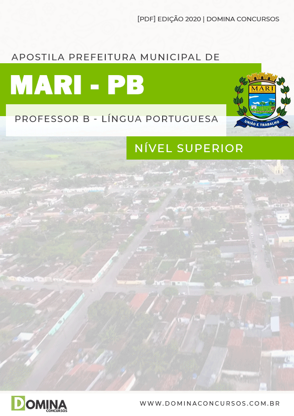 Apostila Pref Mari PB 2020 Professor B Língua Portuguesa