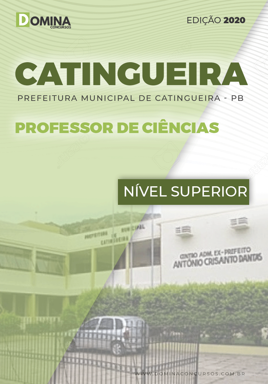 Apostila Pref Catingueira PB 2020 Professor de Ciências