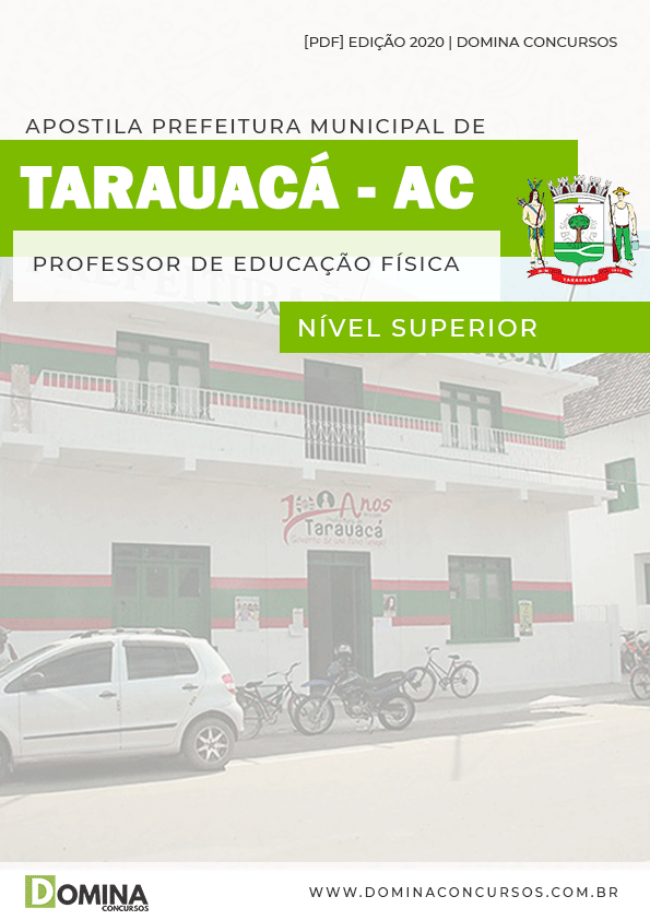 Apostila Pref Tarauacá AC 2020 Professor de Educação Física