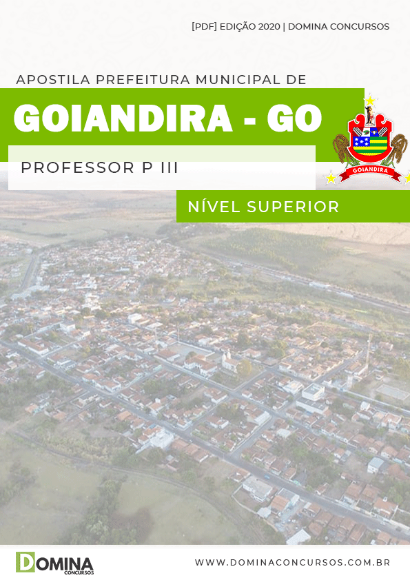 Apostila Concurso Pref Goiandira GO 2020 Professor P III