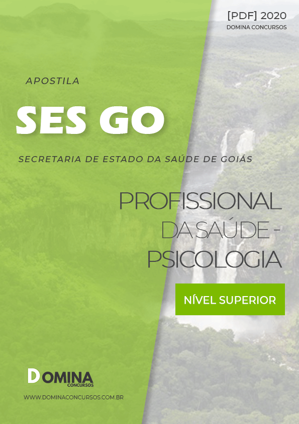 Apostila Processo Seletivo SES GO 2020 Psicologia