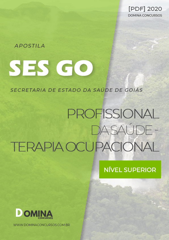 Apostila Processo Seletivo SES GO 2020 Terapia Ocupacional